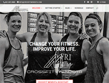 Tablet Screenshot of crossfitmendota.com